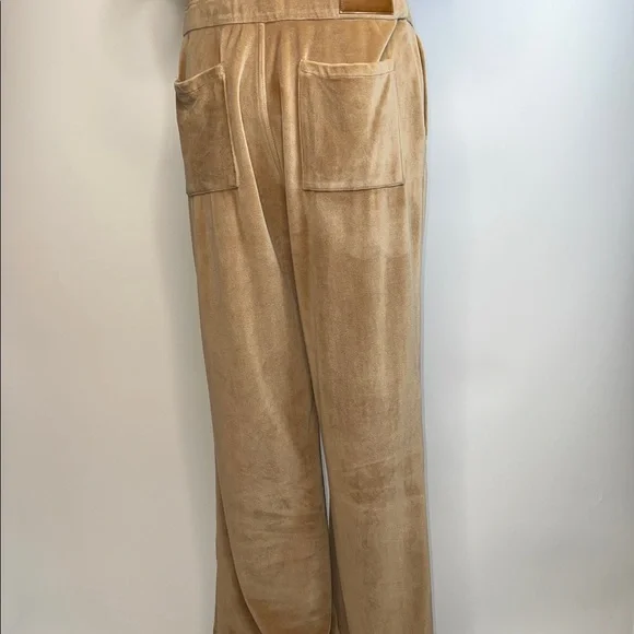 💖NWT RIVET UTILITY ICON VELOUR JUMPSUIT IN CAMEL COLOR SIZE L(10-12) - Picture 9 of 16
